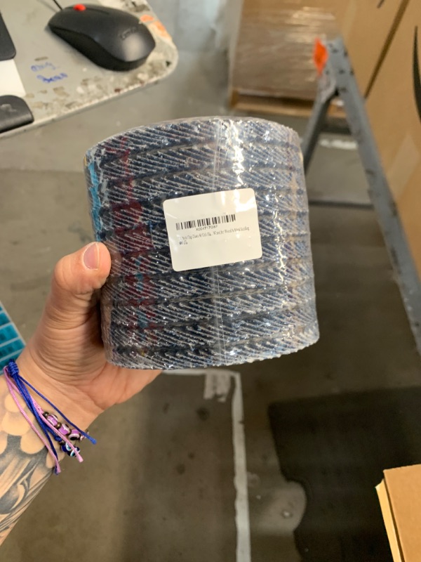 Photo 2 of 10PPCS Flap Discs 40 Grit 4.5" x 7/8" High Density Zirconia Type 29 Flap Sanding Disc for Grinding,Sanding Grinding Wheels,Aluminum Oxide Abrasives,Grinder Disc