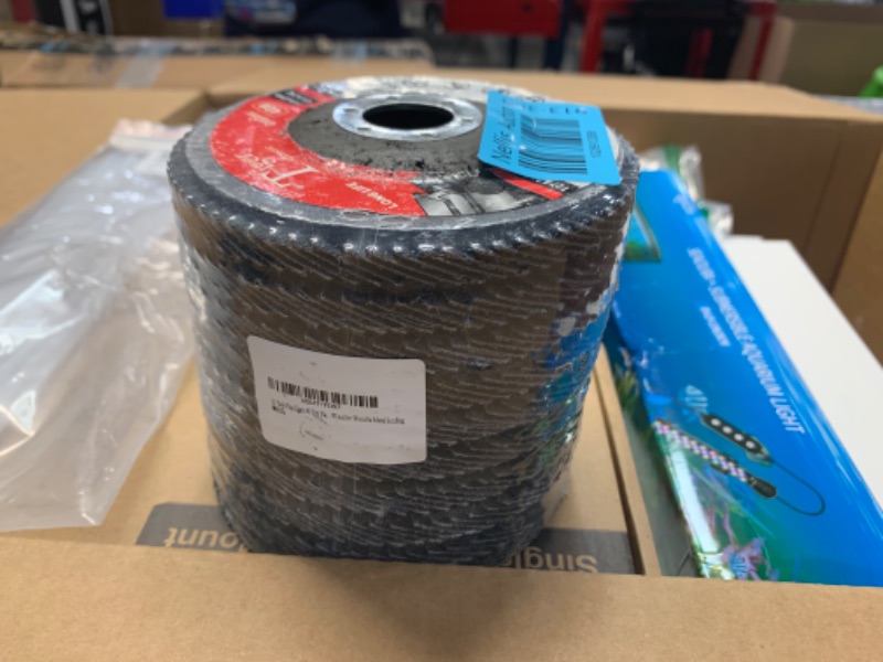 Photo 2 of 10PPCS Flap Discs 40 Grit 4.5" x 7/8" High Density Zirconia Type 29 Flap Sanding Disc for Grinding,Sanding Grinding Wheels,Aluminum Oxide Abrasives,Grinder Disc