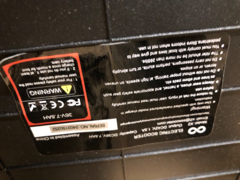Photo 1 of (read full post before purchase) 
MODEL X2 E SCOOTER