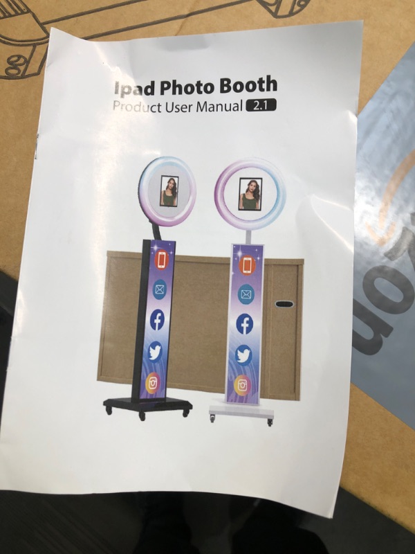 Photo 1 of ***MISSING PIECES**    Updated Portable Photo Booth Stand Shell 