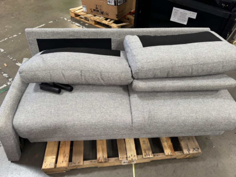 Photo 2 of *MISSING 2 LEGS** ZINUS Jackie Sofa Couch, Easy, Tool-Free Assembly, Soft Grey