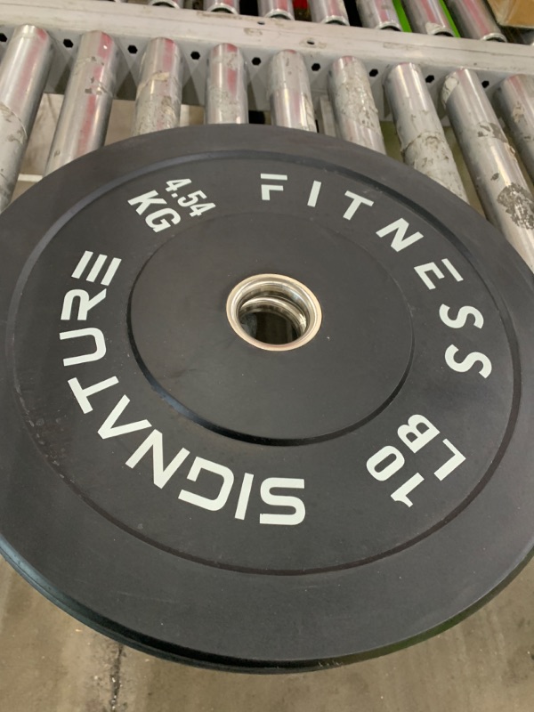 Photo 1 of 10 lb rubber weight set 