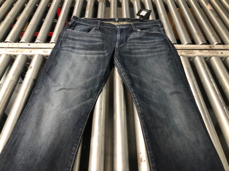 Photo 4 of 7 For All Mankind Men's Luxe Performance Brett Bootcut in Super Rinse Blue Jeans 36 SIZE