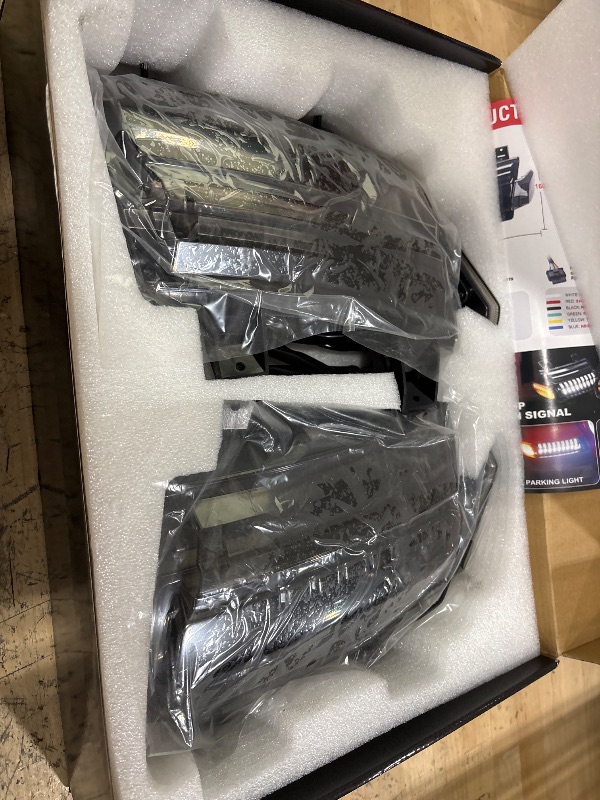 Photo 1 of New Upgrade Smoke Lens LED Fender Light Kit for JL Wrangler JT Gladiator, LED Turn Signal Lights with DRL & Side Marker Lights Replacement for Jeep Wrangler JL JT 2018-2023