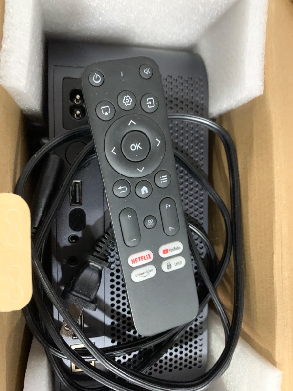 Photo 1 of [Netflix Officially Licensed] Smart Projector with WiFi and Bluetooth, Magcubic Native 1080P Auto Focus, Keystone Correction, DoIby Audio Outdoor Movie Projector, Short Throw Home Video Projector