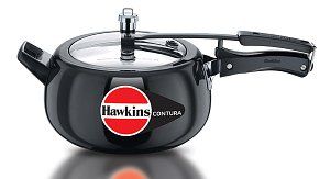 Photo 1 of ***(MINOR DAMAGE/ SEE NOTES) ***
Hawkins CB50 Hard Anodised Pressure Cooker 5-Liter