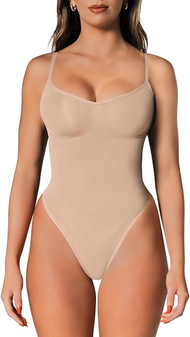 Photo 1 of ???? ???? ????? ??? ???? ??? ??????] To have a slimmer look and enhance natural curves, this body suit contains compression to tighten fat down. It smooths belly bulges and shrinks waistline, hides extra weight, lumps, and bumps of your body. This shape w