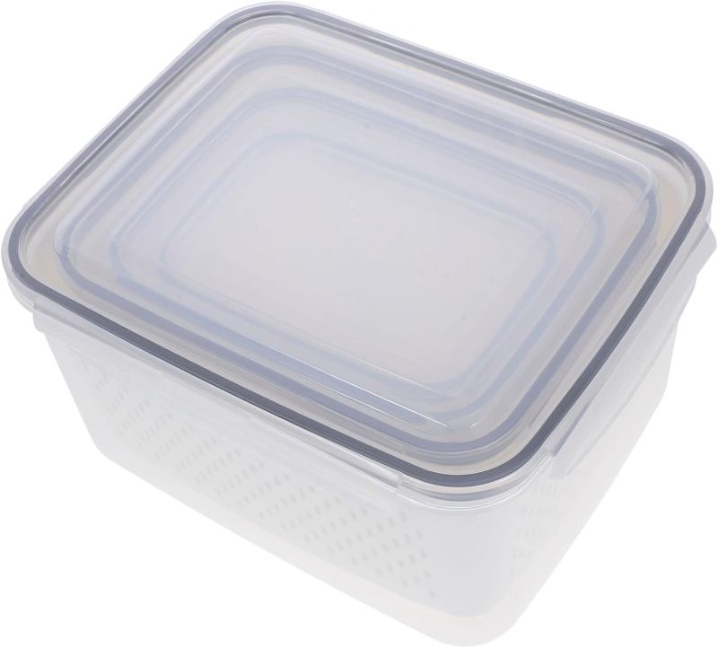 Photo 1 of 1 Set Storage Containers For Fridge Pp Produce Saver Container Food Container Food Preservation Cases
