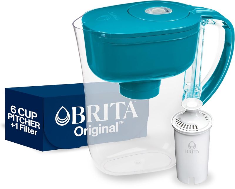 Photo 1 of 
Brita Metro Water Filter Pitcher with SmartLight Filter Change Indicator, BPA-Free, Replaces 1,800 Plastic Water Bottles a Year, Lasts Two Months, Includes