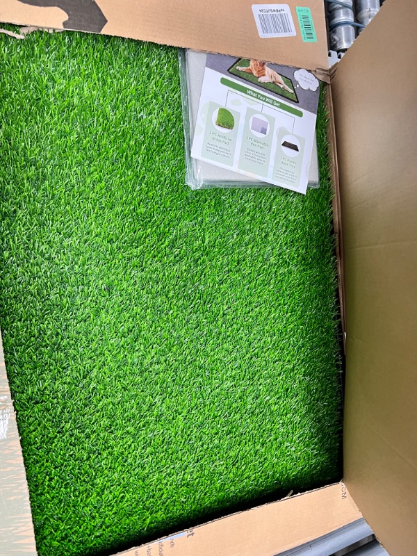 Photo 2 of Artificial Grass Potty Training for Medium Dogs Easy to Clean with Drainage Holes (48x32 inch)