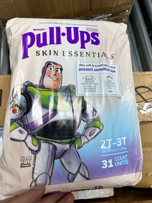 Photo 2 of **SEE NOTES**Pull-Ups Boys' Skin Essentials Potty Training Pants, Training Underwear, 3T-4T (32-40 lbs), 112 Ct (4 Packs of 28) 3T-4T 112