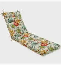 Photo 1 of *****STOCK PHOTO REFERENCE ONLY ******* Pillow Perfect Bright Floral Indoor/Outdoor lounge chair cushion 