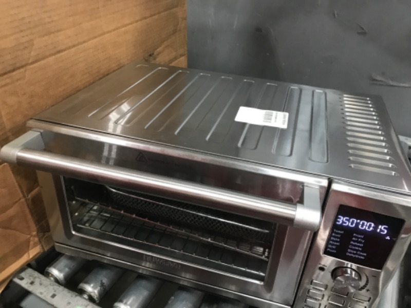 Photo 3 of ***NONREFUNDABLE - THIS SALE FINAL -  PARTS ONLY - SEE COMMENTS***
Nuwave Bravo XL Pro Air Fryer Toaster Oven, Improved 100% Super Convection, Quicker & Crispier Results, 100 Presets, Multi-Layer Even Cooking, 50-500F, Smart Probe, PFAS Free, 30QT, Stainl