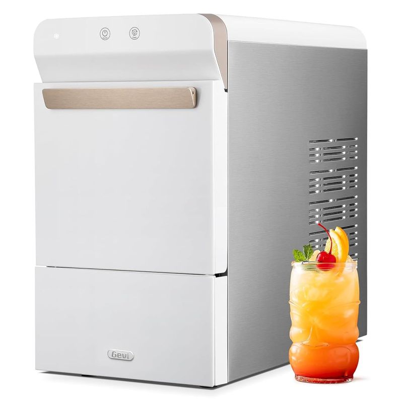 Photo 1 of ***NONREFUNDABLE - THIS SALE FINAL - PARTS ONLY - SEE COMMENTS***
Gevi Household V2.0 Countertop Gemi Nugget Ice Maker | Self-Cleaning Pellet Ice Machine | Open and Pour Water Refill | Stainless Steel Housing | Fit Under Wall Cabinet | White