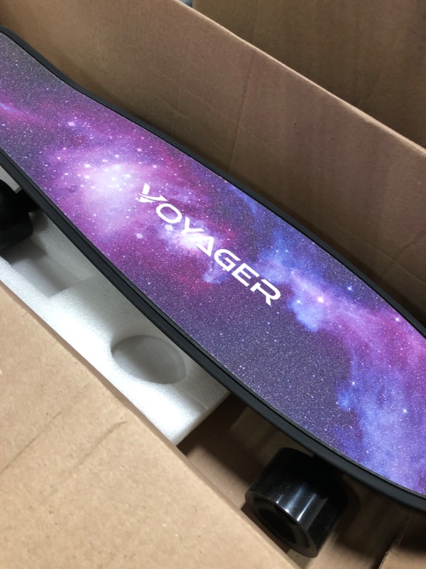 Photo 4 of ***USED - LIKELY MISSING PARTS - UNABLE TO VERIFY FUNCTIONALITY***
Voyager Neutrino Compact Cruiser Electric Skateboard with Bluetooth Remote Powerful 350W Brushless Electric Motor