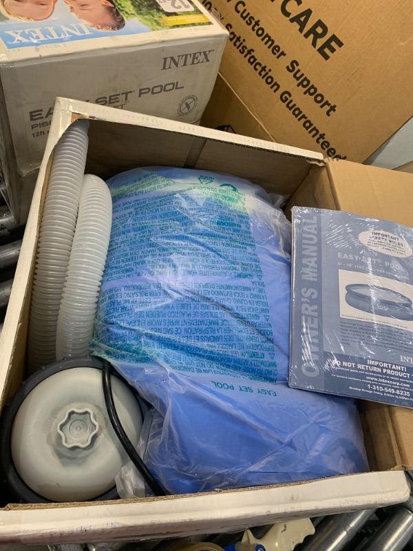 Photo 1 of INTEX 28131EH Easy Set Inflatable Swimming Pool Set: 12ft x 30in – Includes 530 GPH Cartridge Filter Pump – Puncture-Resistant Material – 1485 Gallon Capacity – 23in Water Depth