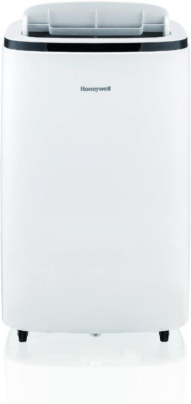 Photo 1 of *POWERS ON** Honeywell 10,000 BTU Portable Air Conditioner for Bedroom, Living Room, Office, Kitchen, 115V, Cools Up To 450 Sq. Ft. with Remote Control, Dehumidifier and Fan, 24-hour Timer, White
