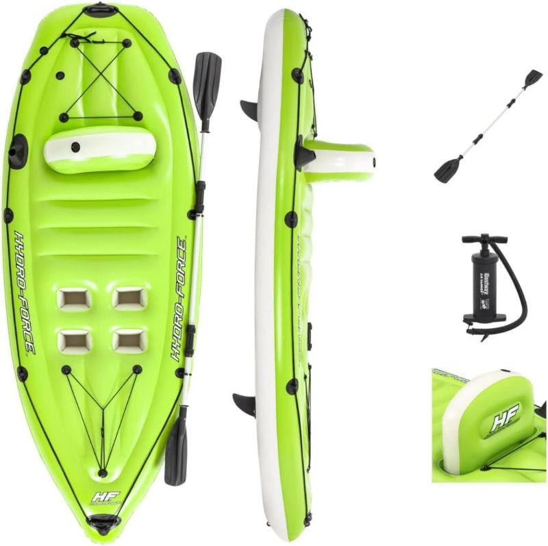 Photo 1 of **STOCK PHOTO FOR REFERENCE ONLY**
Bestway Hydro-Force inflatable kayak, Koracle Inflatable Boat Set for Fishing with Hand Pump and Paddle, 1 Person Capacity