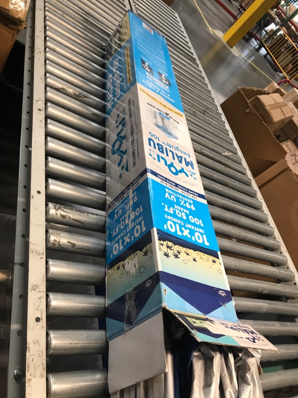 Photo 1 of **FOR PARTS ONLY**(NON FUNCTIONAL)
Yoli Malibu EasyLift 100 10' x 10' Straight Leg Instant Canopy Value Pack
