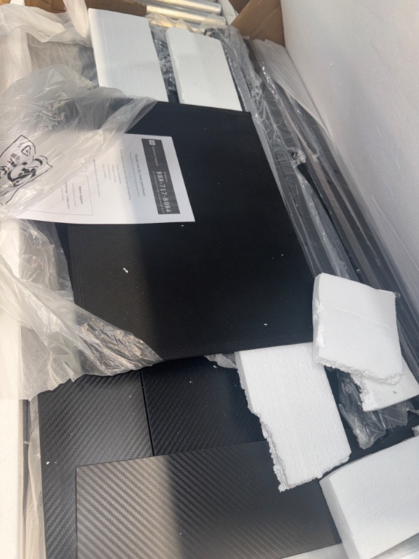 Photo 1 of *LARGE BLACK DESK TABLE