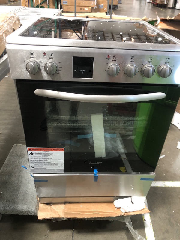 Photo 2 of * SEE NOTES* Professional Series 24 in. 4 Elements Built In Electric Range in Stainless Steel with Convection Oven
