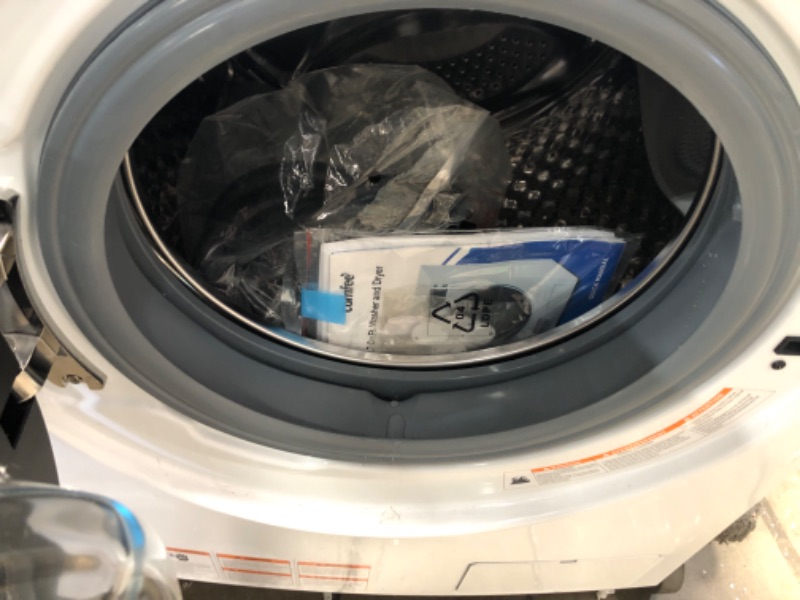 Photo 7 of * TESTED* COMFEE’ 24" Washer and Dryer Combo 2.7 cu.ft 26lbs Washing Machine Steam Care, Overnight Dry, No Shaking Front Load Full-Automatic Machine, Dorm White
