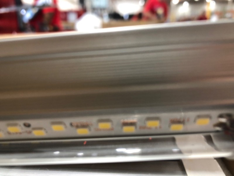 Photo 3 of * SEE NOTES*75w 8ft Led Bulbs, 9500lm 5000k 8' Led Bulbs, V Shaped Clear Cover T8 Led Tube Lights 8ft, T8 Led Bulbs 8 Foot, 8' Led Replacement for T8 T10 T12 F96t12 Fluorescent Tubes
