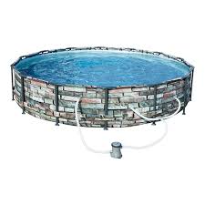 Photo 1 of  Bestway Steel Pro Max 14' x 33" Backyard Pool Set Easily set up this above ground backyard pool for hours of summer fun. This Steel Pro Max 14' x 33"
