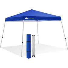 Photo 1 of * SEE NOTES* Ozark Trail 10' x 10' Instant Slant Leg Pop-up Canopy, Outdoor Shading Shelter, Blue
