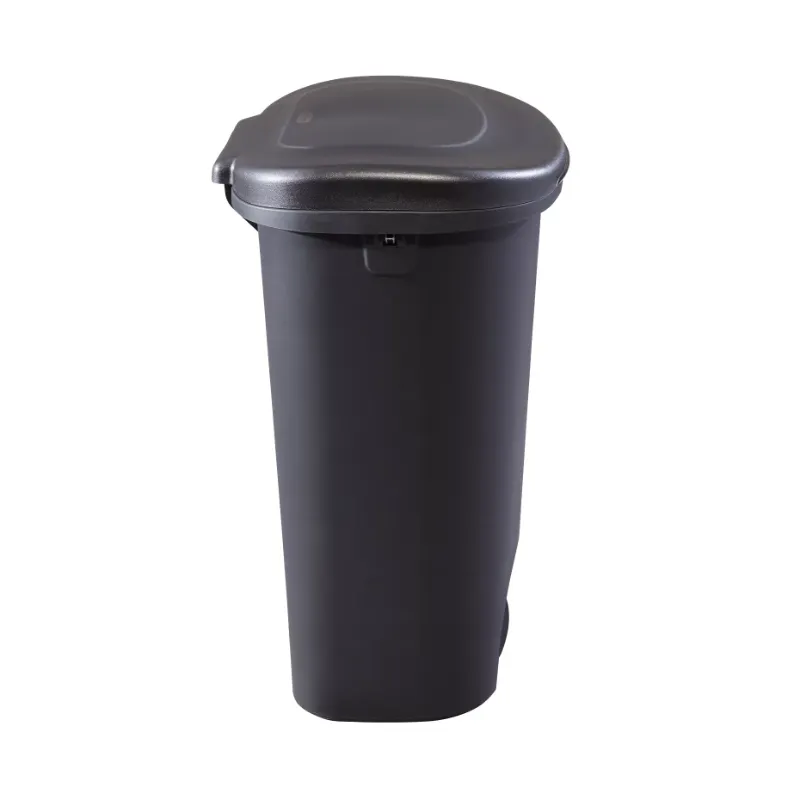 Photo 1 of * DAMAGED MISSING PARTS* Rubbermaid® Classic™ 13G Step-On Trash Can, Black
