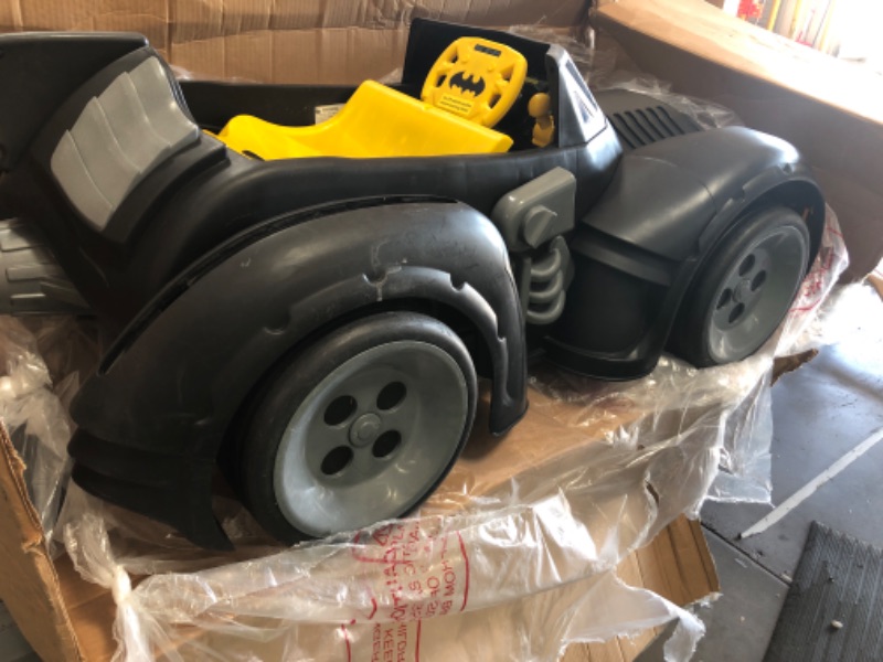 Photo 2 of * SEE NOTES* Batman Batmobile DC Comic Ride On Toy for Kids 6 Volt Battery Powered Electric Car with Charger Easy to Operate and Safe for Toddlers Ages 3-5 Perfect Superhero Gift for Boys and Girls