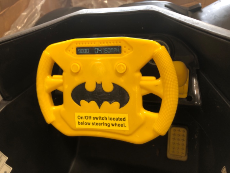 Photo 1 of * SEE NOTES* Batman Batmobile DC Comic Ride On Toy for Kids 6 Volt Battery Powered Electric Car with Charger Easy to Operate and Safe for Toddlers Ages 3-5 Perfect Superhero Gift for Boys and Girls