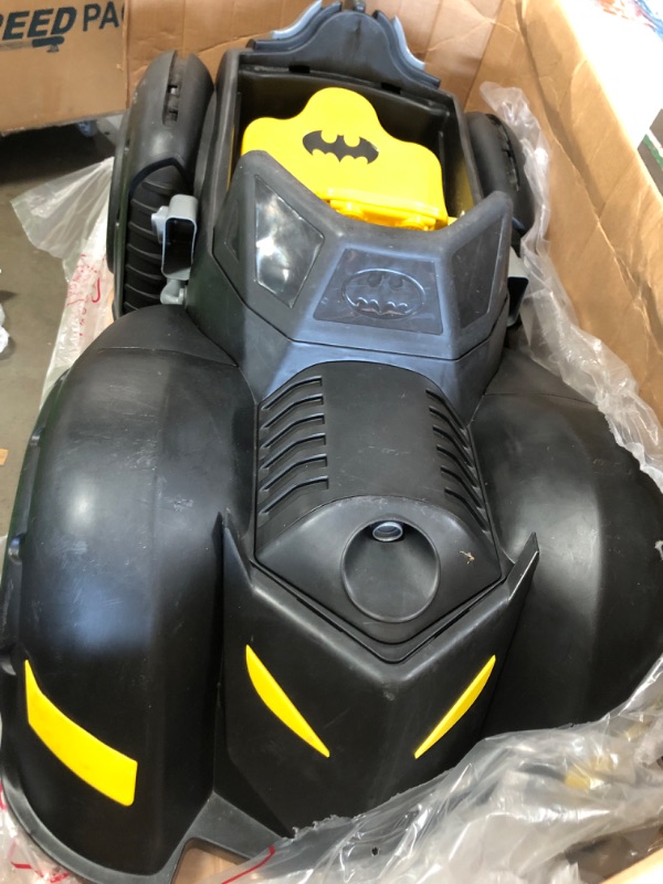 Photo 5 of * SEE NOTES* Batman Batmobile DC Comic Ride On Toy for Kids 6 Volt Battery Powered Electric Car with Charger Easy to Operate and Safe for Toddlers Ages 3-5 Perfect Superhero Gift for Boys and Girls