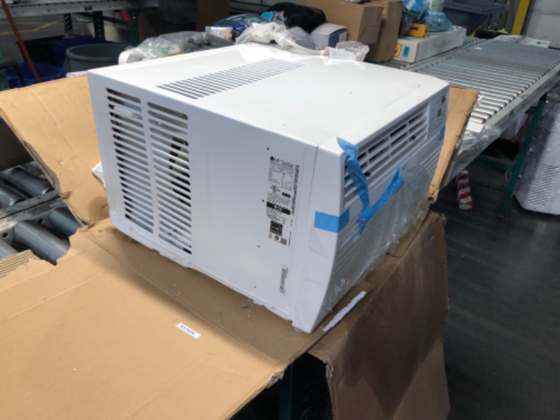 Photo 7 of ***NONREFUNDABLE - THIS SALE FINAL -  PARTS ONLY - SEE COMMENTS***
LG 8,000 BTU Smart Window Air Conditioner, 115V, AC Window Unit for Rooms up to 350 Sq. Ft., Perfect for Bedroom or Office, Smartphone and Voice Control, Works with LG ThinQ, Amazon Alexa,