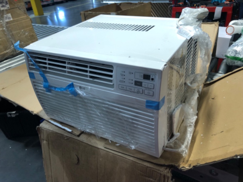 Photo 4 of ***NONREFUNDABLE - THIS SALE FINAL -  PARTS ONLY - SEE COMMENTS***
LG 8,000 BTU Smart Window Air Conditioner, 115V, AC Window Unit for Rooms up to 350 Sq. Ft., Perfect for Bedroom or Office, Smartphone and Voice Control, Works with LG ThinQ, Amazon Alexa,