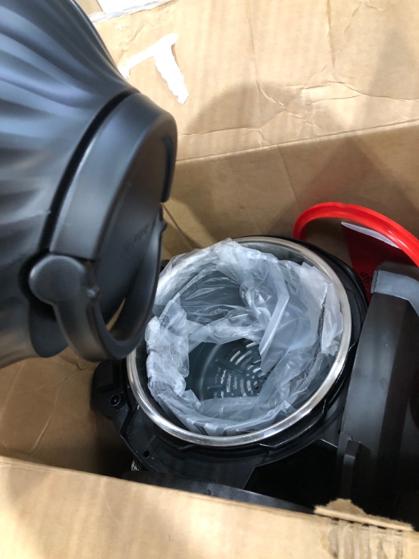 Photo 1 of Instant Pot Duo Crisp 9-in-1 Electric Pressure Cooker and Air Fryer Combo with Stainless Steel Pot, Pressure Cook, Slow Cook, Air Fry, Roast, Steam, Sauté, Bake, Broil and Keep Warm 6 Quart Air Fryer