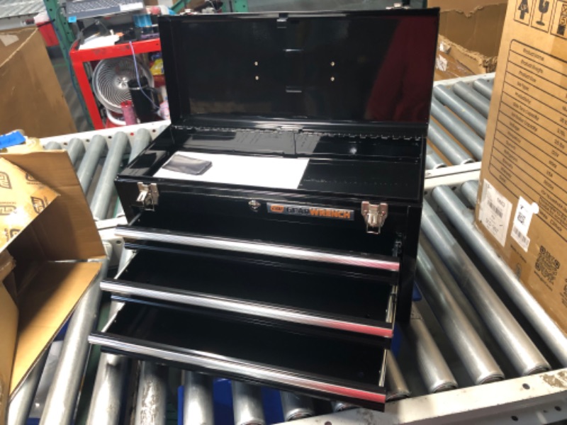 Photo 2 of ***DAMAGED - DENTED - SEE PICTURES***
GearWrench 83151 3 Drawer Steel Tool Box Black - 20 in.