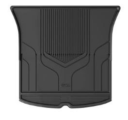 Photo 1 of 3W Tesla Model Y Floor Mats, All-Weather TPE Floor Liner Compatible for Tesla Model Y 2020-2024, CARGO Black Floor Mat, Cargo Liner 