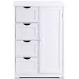 Photo 1 of 4 drawer drawer storage cabinet white 