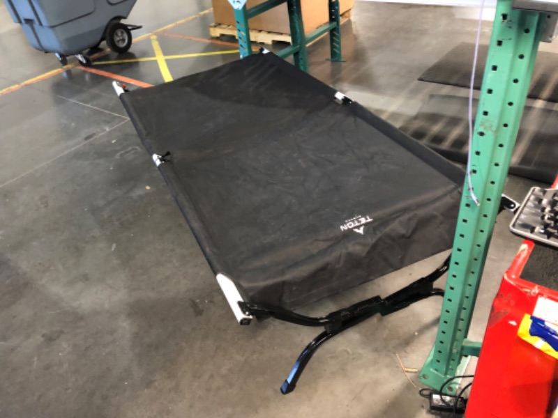 Photo 7 of ***MAJOR DAMAGE - BENT - SEE PICTURES***
Teton Sports Outfitter XXL Camping Cot with Patented Pivot Arm, 86 x 19 x 45 inches