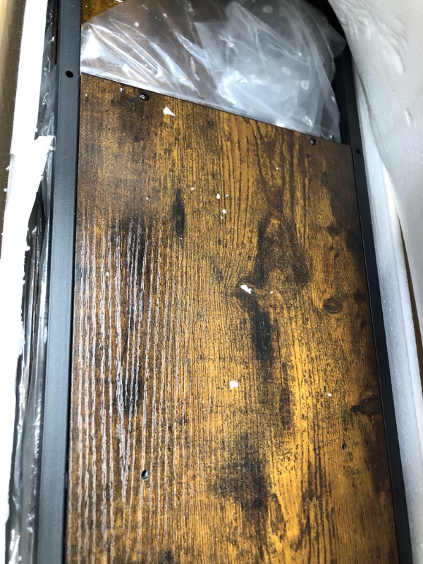 Photo 1 of ***USED - NO INSTRUCTIONS - MISSING PARTS - SEE PICTURES***
Homeiju Storage Cabinet, Bathroom Storage Cabinet Organizer with 3 Removable Drawers and 1 Door, Industrial Floor Storage Cabinet for Kitchen, Living Room, Bathroom, Home Office