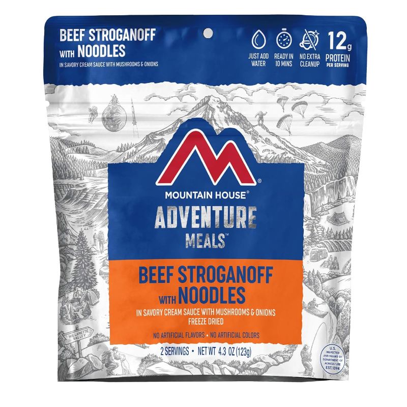 Photo 1 of **7/2025 NON-REFUNDABLE**Mountain House Beef Stroganoff with Noodles (6-Pack) 