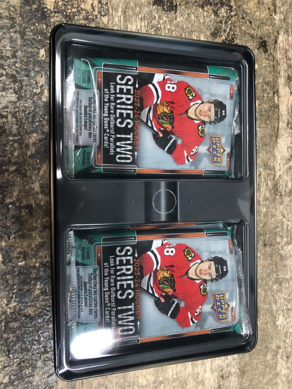 Photo 2 of 
2023-24 Upper Deck Series 2 Hockey Tin