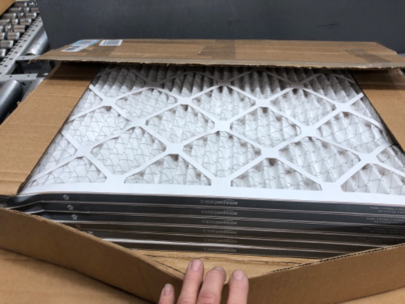 Photo 2 of Amazon Basics Merv 11 AC Furnace Air Filter, 20'' x 30'' x 1'', 6-Pack