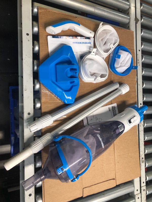 Photo 3 of **NON REFUNDABLE ITEM**(NON REFUNDABLE)
BIELMEIER Cordless Pool Vacuum with Telescopic Pole, Handheld Rechargeable Swimming Pool Cleaner, Wireless Strong Suction 19 GPM Pool Vacuum for Cleaning Spas, Hot Tubs, Above/In Ground Pools