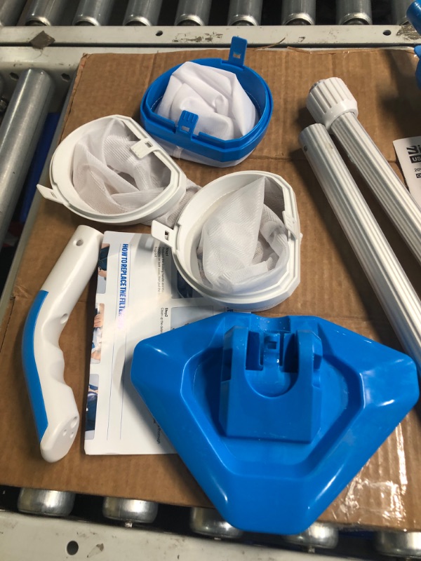 Photo 4 of **NON REFUNDABLE ITEM**(NON REFUNDABLE)
BIELMEIER Cordless Pool Vacuum with Telescopic Pole, Handheld Rechargeable Swimming Pool Cleaner, Wireless Strong Suction 19 GPM Pool Vacuum for Cleaning Spas, Hot Tubs, Above/In Ground Pools