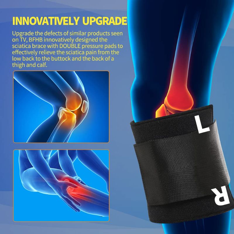 Photo 3 of (READ FULL POST) 2024 Upgraded Sciatica Pain Relief Brace, Active Plus Sciatica Pain Relief Brace For Sciatic Nerve Pain, Lower Back, & Hip, Black Brace for Sciatica As Seen On Tv - Unisex
