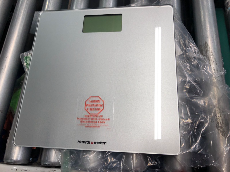 Photo 2 of (READ FULL POST) Health o Meter Glass Weight Tracking Digital Scale for Body Weight, Bathroom Scale, 2 Users, Accuracy & Precision, LCD Display, 400 lbs Capacity, Battery Included