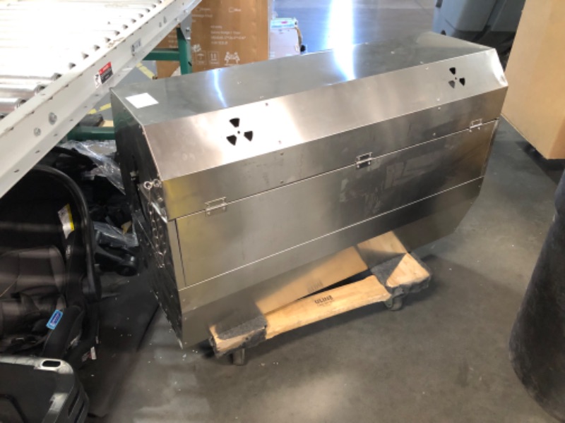 Photo 3 of ***NONREFUNDABLE - MAJOR DAMAGE - MISSING PARTS - SEE COMMENTS***
VEVOR Stainless Steel Rotisserie Grill with Hooded Cover, BBQ Whole Pig Lamb Goat Charcoal Spit Grill, Electric 50W Motor BBQ Hog Rotisserie Roaster, 46 Inch 132Lbs Capacity Lamb Rotisserie