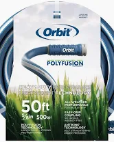 Photo 1 of (see images for damage) Orbit Max 50 ft X 5/8 Polyfusion Hose
